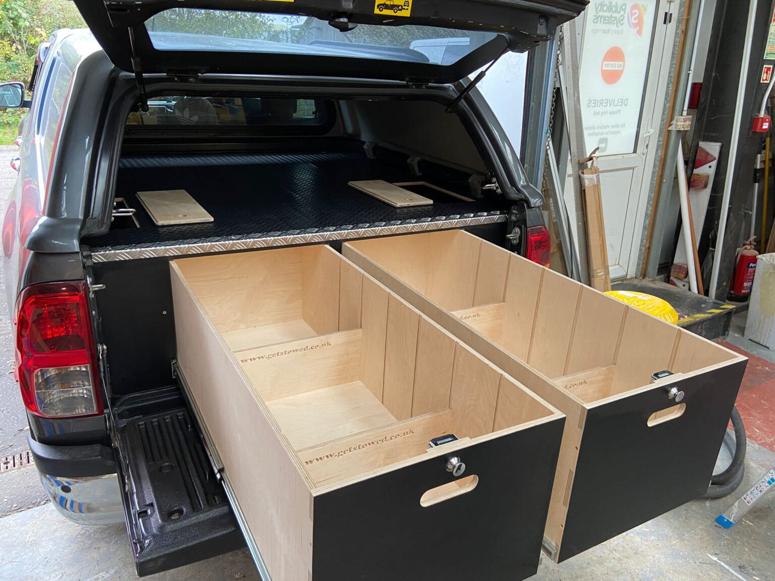 Toyota Hilux - Large Double Drawers - Get Stowed