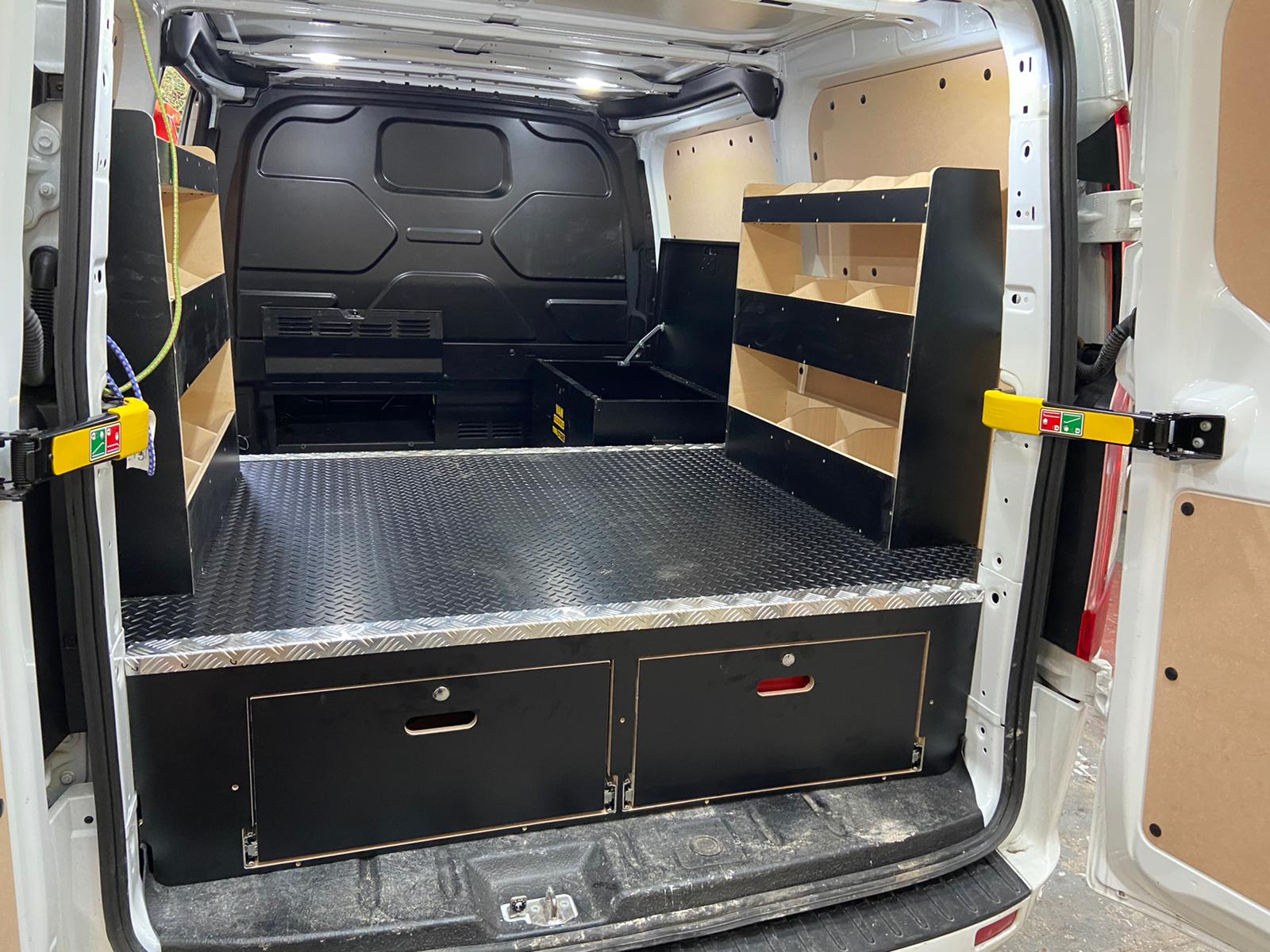 Ford Transit Custom Three Tier Shelving Get Stowed