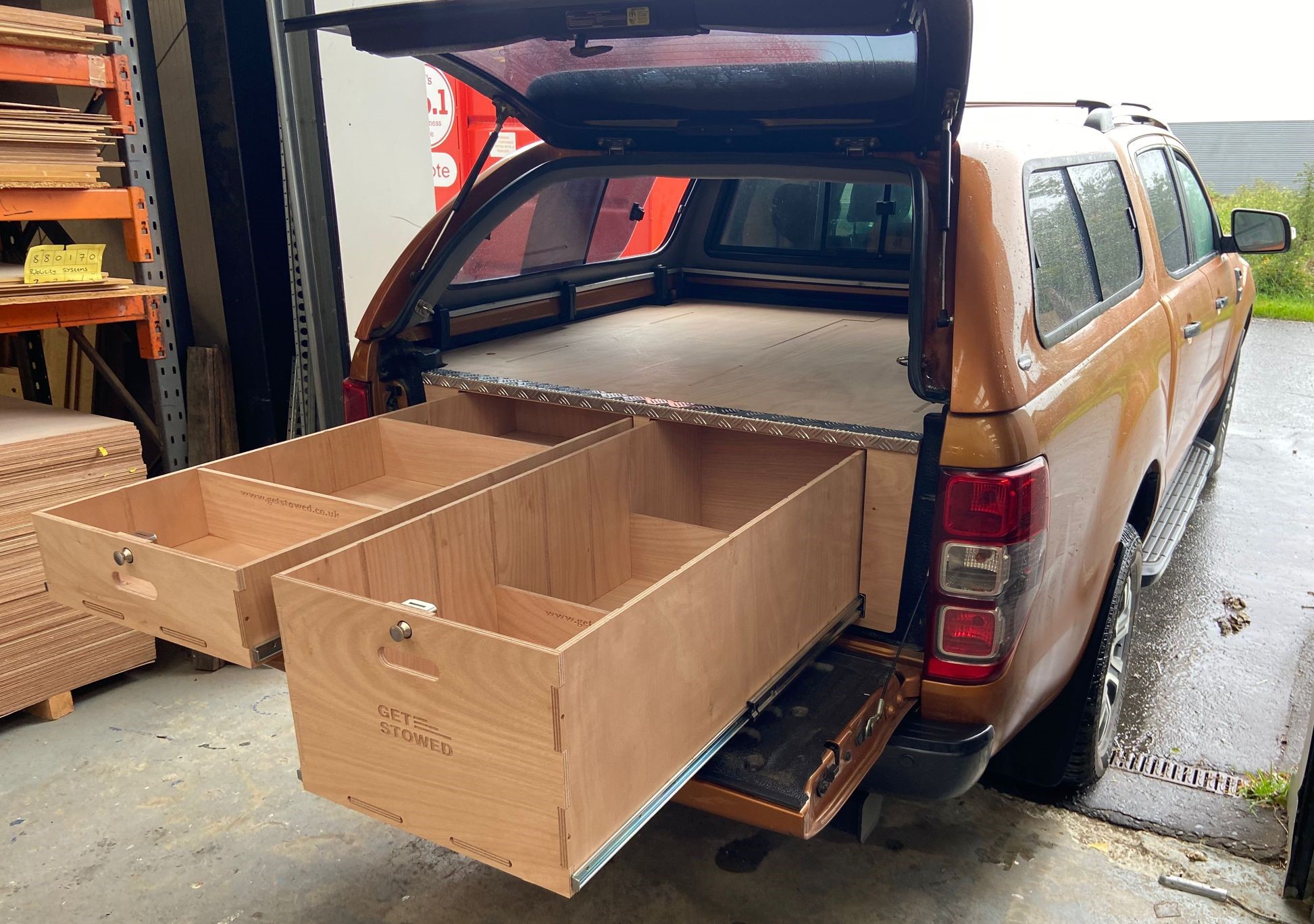 Ford Ranger – Triple drawers – Get Stowed