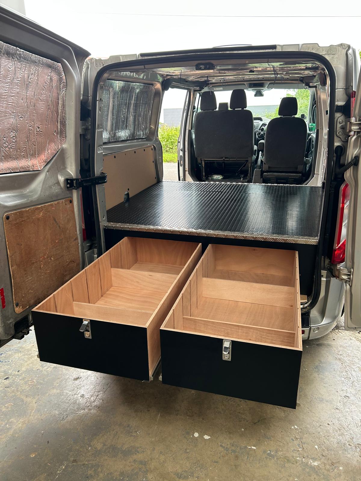 VW Transporter LWB - Double Drawers - Image 6