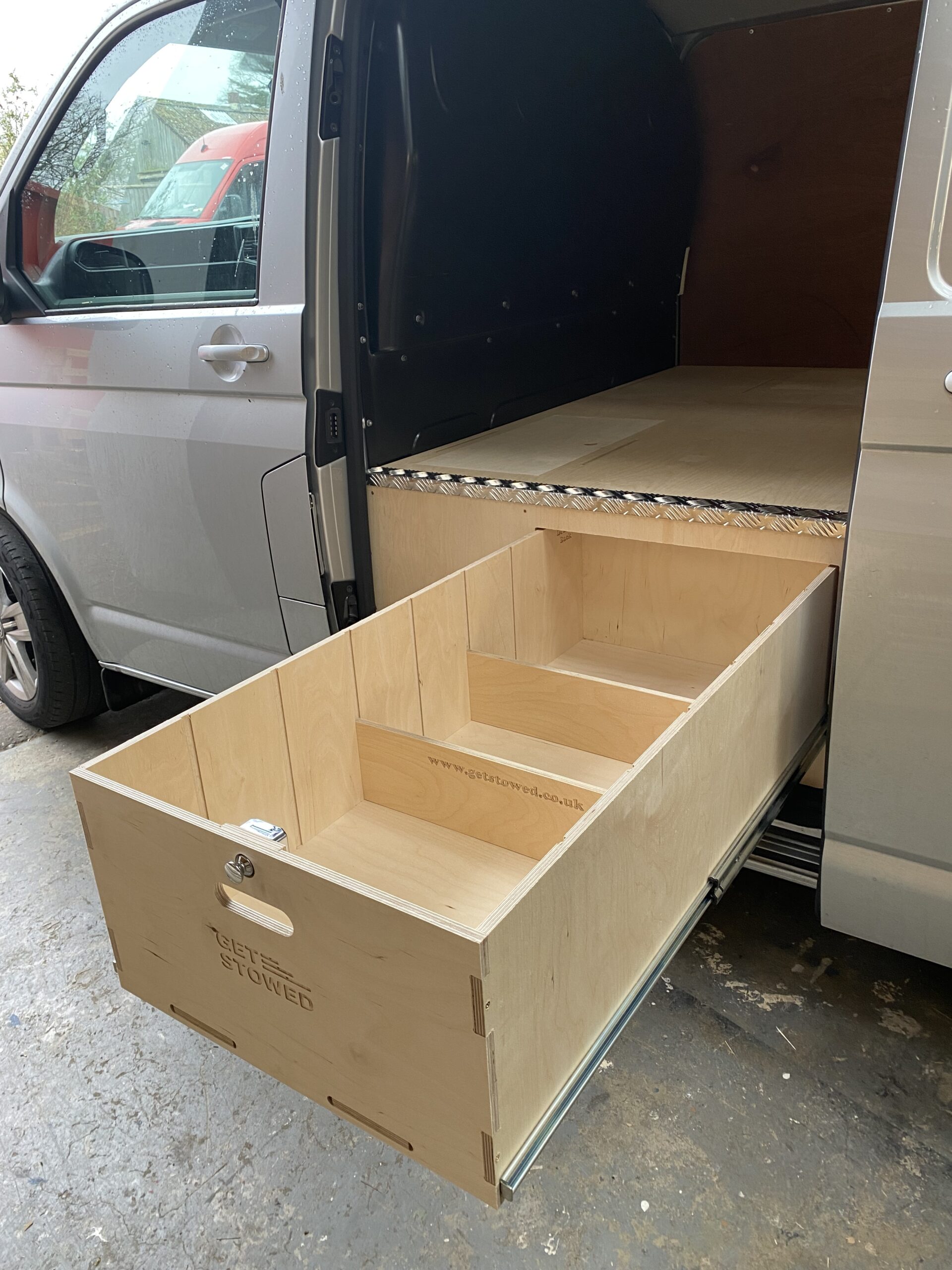 VW Transporter LWB - Full Base Drawers - Image 9