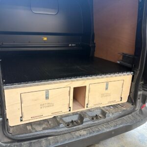 Ford Transit Custom Crew Cab SWB - Double Drawers with storage channel